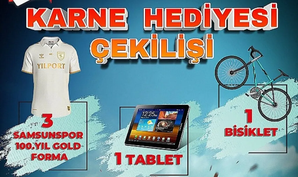 Canik Belediyesi'nden Öğrencilere Samsunspor Gold Forması