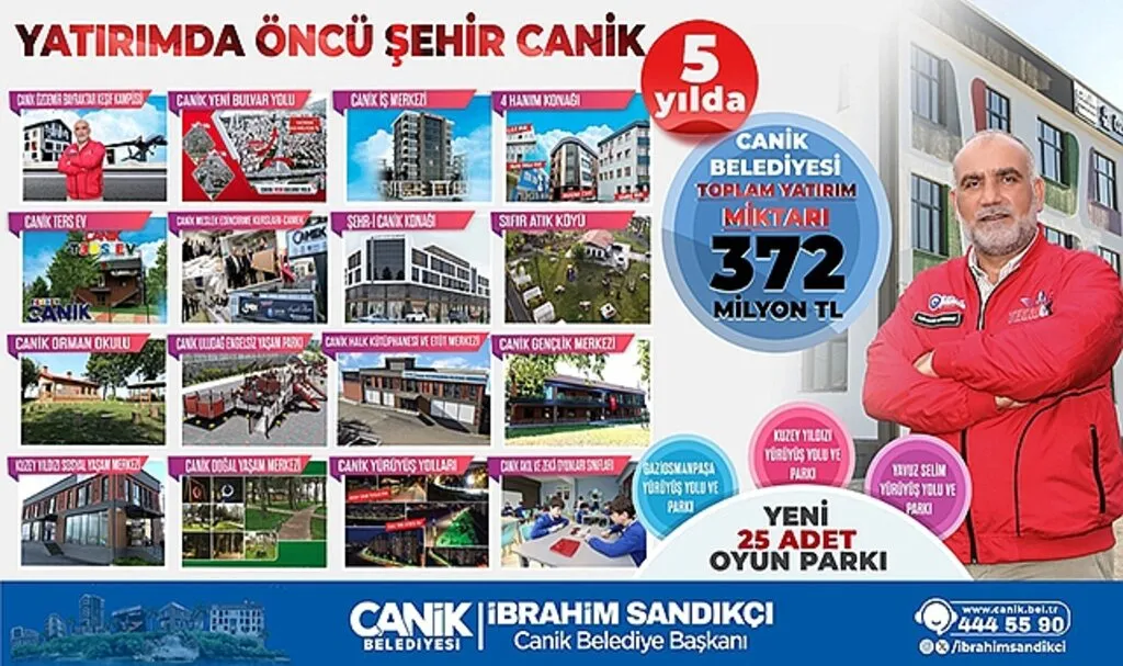 Canik'te Türkiye Yüzyılı Projeleri Hayat Bulacak