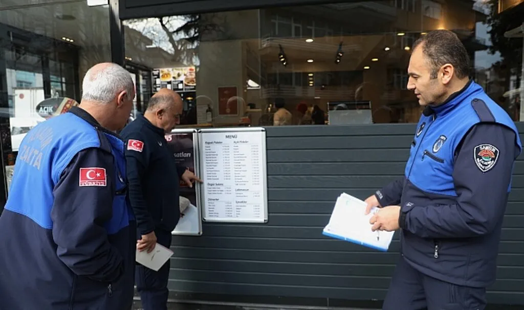 İlkadım Zabıta Ekipleri Fiyat Listesi Denetim Yaptı