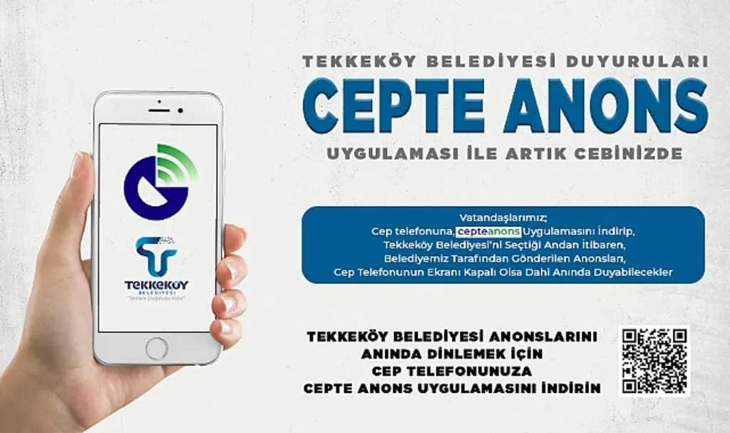 Tekkeköy?de Cepte Anons Uygulaması Başladı