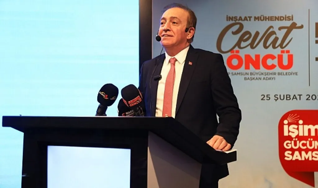 CHP Samsun Büyükşehir Belediye Başkan Adayı Cevat Öncü Projelerini Açıkladı