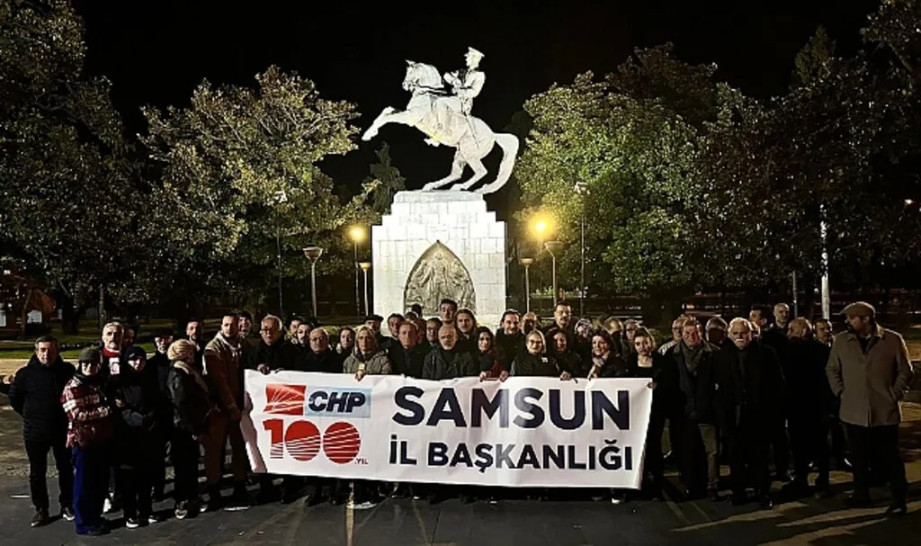 Samsun'da CHP'liler '6 Şubat Depremi'ni Andı