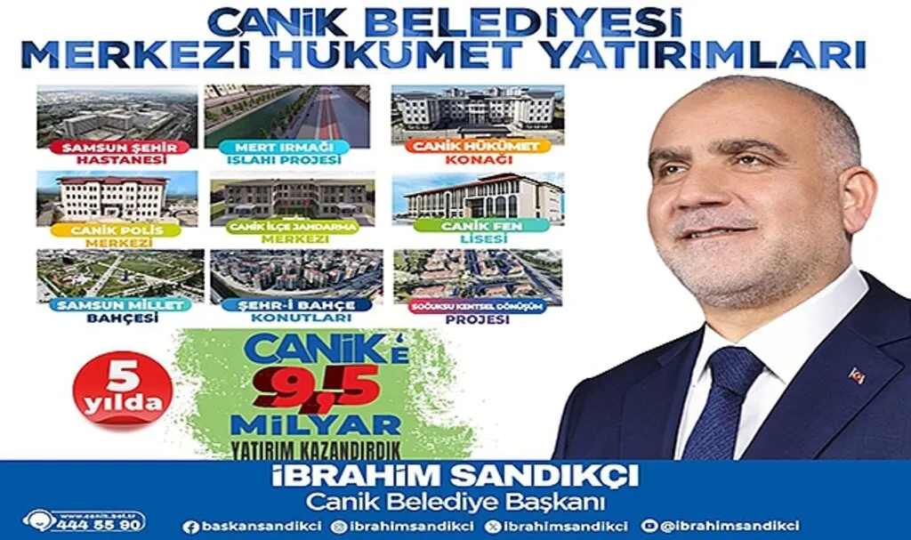Canik?te 10 Milyar TL'lik Yatırım Kazandırdık