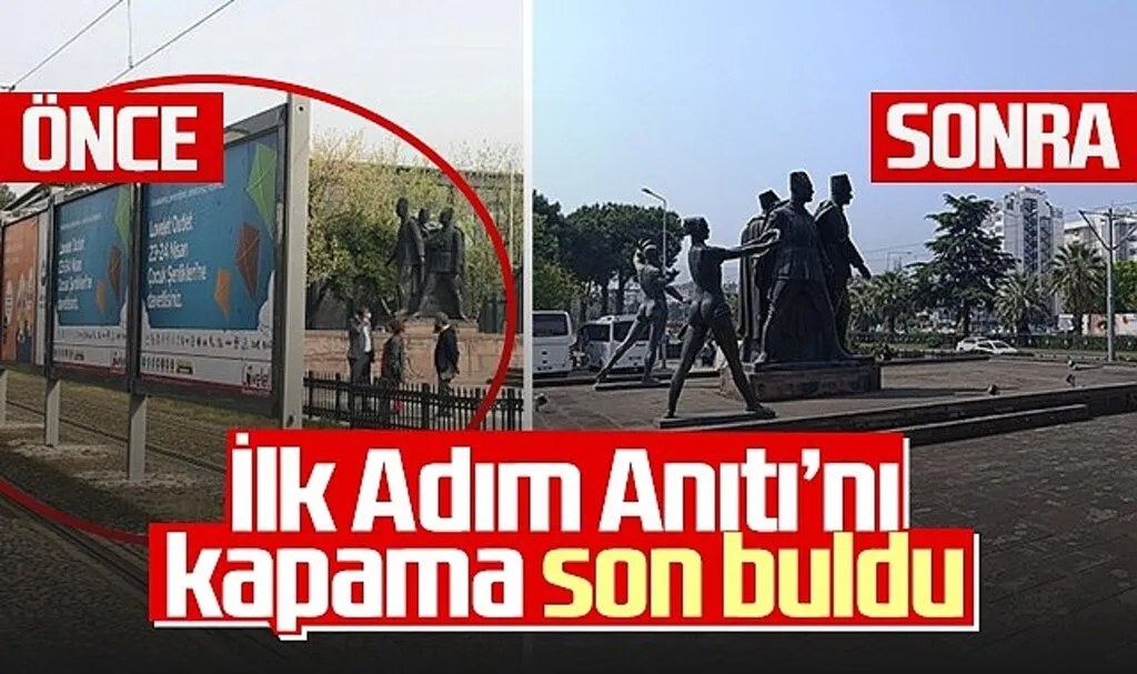 Samsun İlk Adım Anıtı'nın Önünü Açtı!