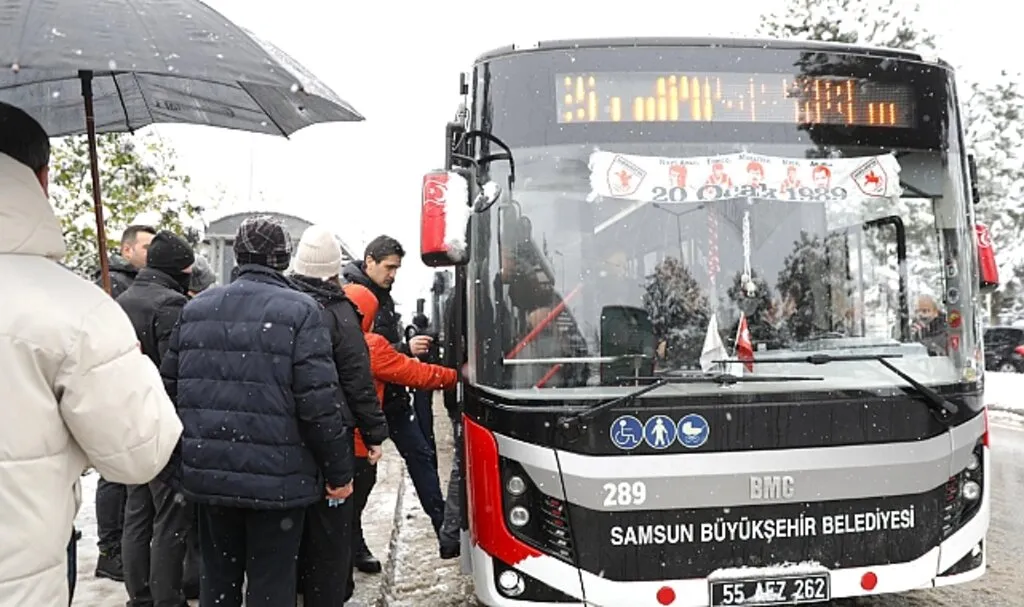 Samsun'da 4 Günde 415 Bin Yolcu Taşındı