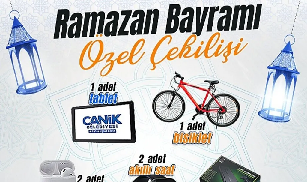 Canik Belediyesi'nden Bayram Hediyesi