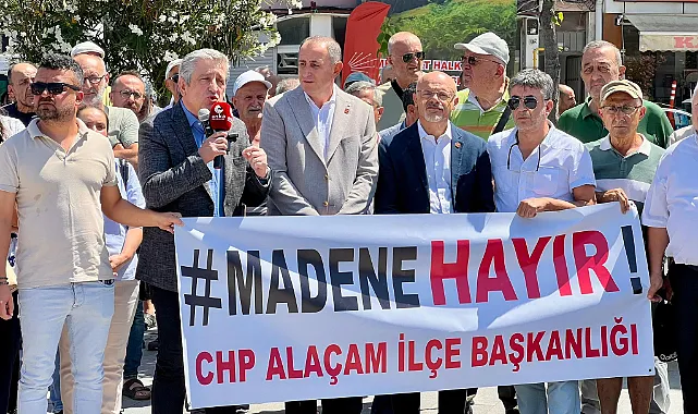 Alaçamlılar Maden Projesine Karşı Çıktı