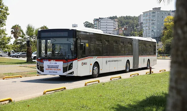 Samsun Ulaşımına Yeni Körüklü Otobüs