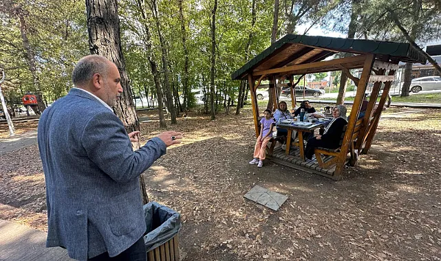 Canik?te Parklara Periyodik Bakım