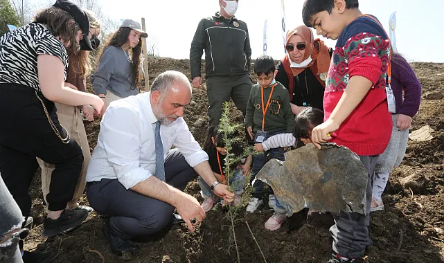 Canik'te Fidanlar Toprakla Buluştu