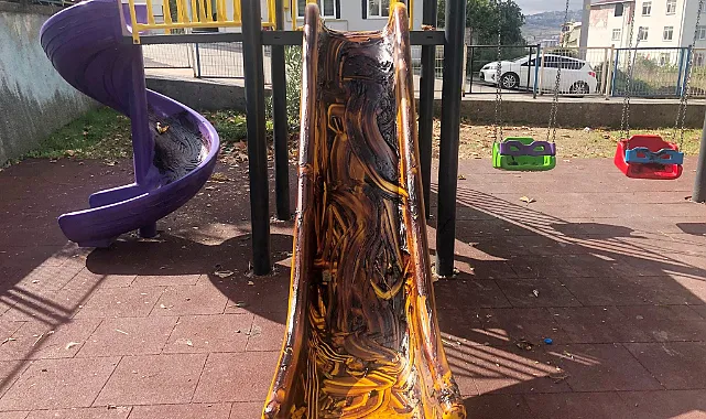 Canik'te Magandalar Çocuk Parklarını Hedef Aldı