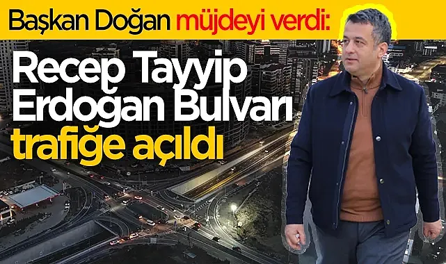 Samsun'da Recep Tayyip Erdoğan Bulvarı Yenilenen Yüzüyle Açıldı