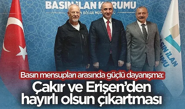 Basın Camiasından Yeni Hizmet Binasına Hayırlı Olsun Ziyareti