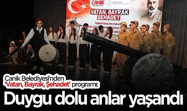 Canik Belediyesi'nden Vatan Bayrak Şehadet Programına Yoğun İlgi