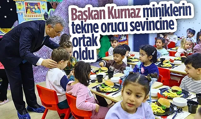 İlkadım Belediye Başkanı İhsan Kurnaz Miniklerin Tekne Orucu Sevincine Ortak Oldu