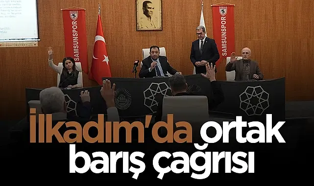 İlkadım Belediye Meclisi Mart Ayı Toplantısında Ortak Barış Çağrısı Yapıldı