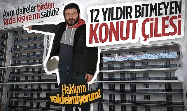 Samsun'da 12 Yıldır Bitmeyen Konut Çilesi: Haznedar Konakları Hak Sahipleri Tapu Bekliyor