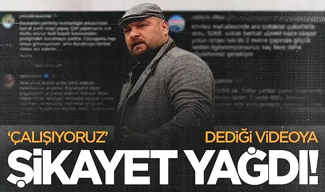 Atakum'da Serhat Türkel'in 'Çalışıyoruz' Dediği Videoya Şikayet Yağdı!