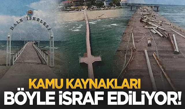 Atakum Halk İskelesi'nde Yıkım Başladı: Kamu Kaynakları Böyle İsraf Ediliyor!