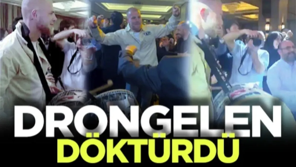 Drongelen'den Davul Şov: Samsunsporlu Yıldız Düğünü Birbirine Kattı!