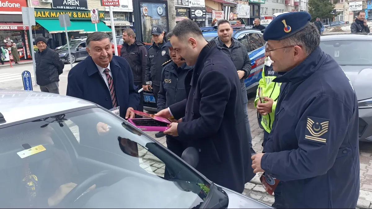 Havza'da Trafik Haftası: Sürücülere bilgilendirme yapıldı