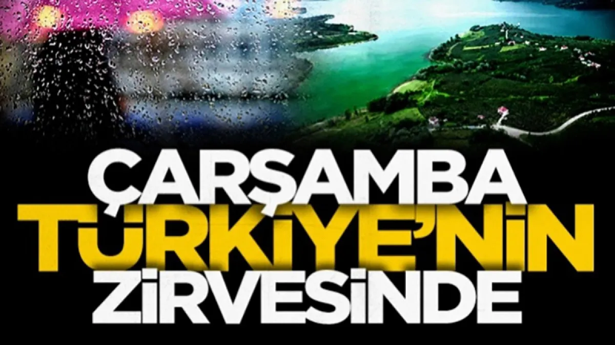 Çarşamba Türkiye'nin zirvesinde: Metrekareye 46,1 Kilogram Yağış