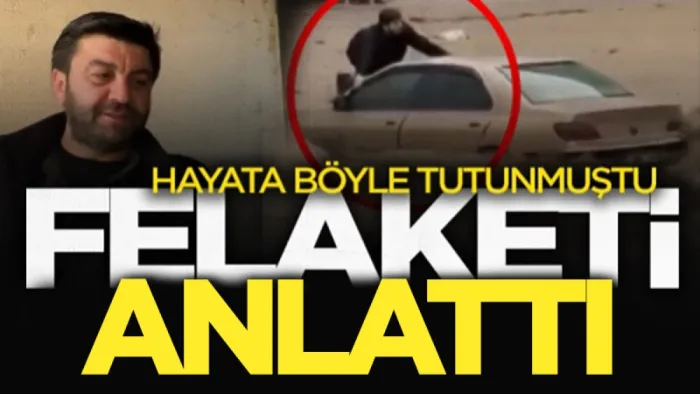 Havza'daki Selde Aracın Üstünde Sürüklenen Yavuz Yüksel Felaket Anlarını Anlattı