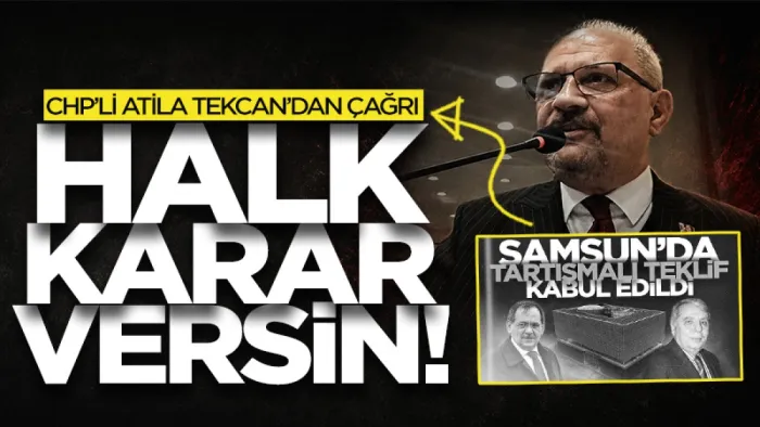 Samsun'da CHP'li Atila Tekcan'dan kütüphane ismi eleştirisi: Halk karar versin
