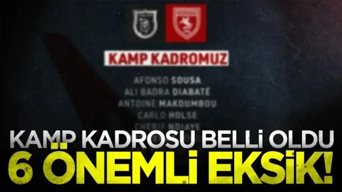 Samsunspor'un-Başakşehir maçı kamp kadrosu açıklandı