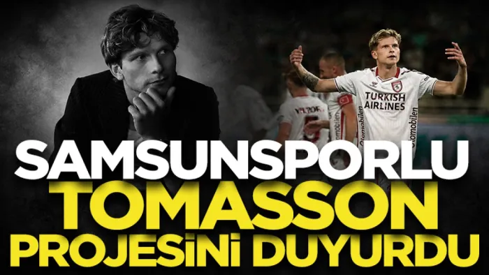 Samsunspor'un yıldızı Logi Tomasson yeni projesini duyurdu