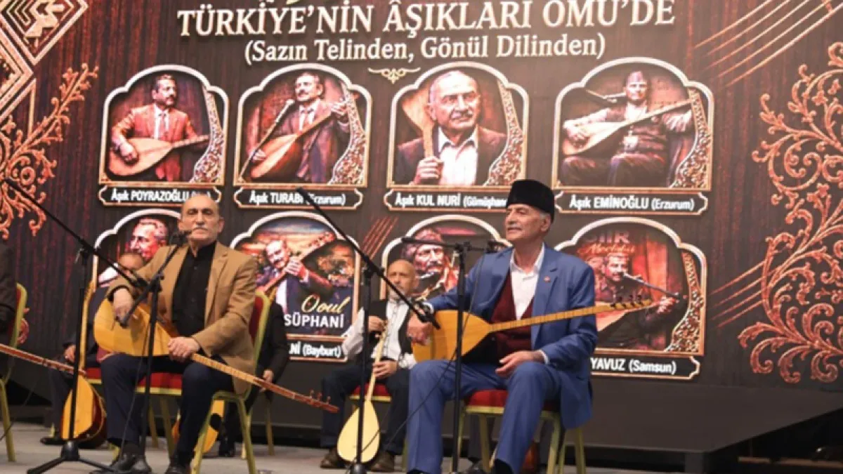 Türkiye'nin Âşıkları Samsun'da Buluştu: Sazın Teli Gönül Diliyle Birleşti